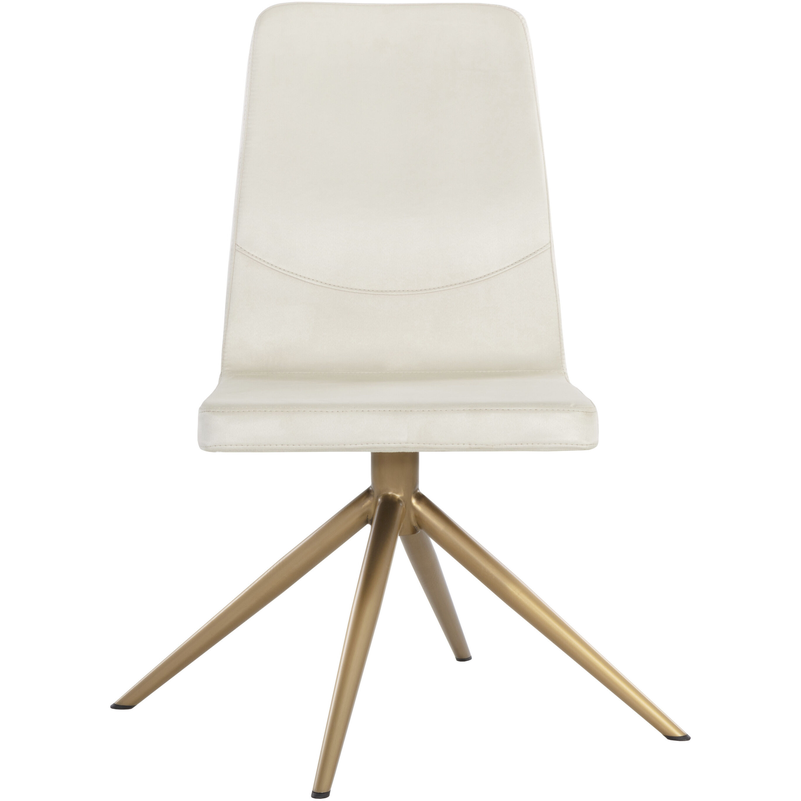Hilda Vienna Cream Swivel Dining Chair, Swivel